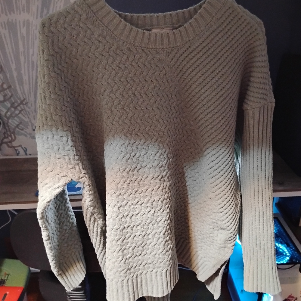ARULA Textured Cream Sweater